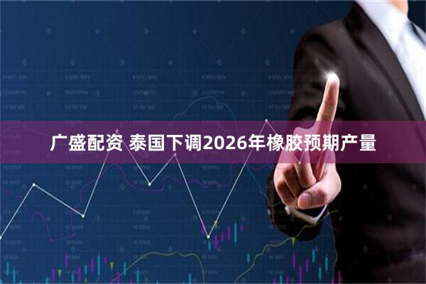 广盛配资 泰国下调2026年橡胶预期产量